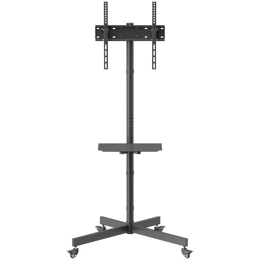 Volkano Steel series Fixed Trolley TV Bracket  32" - 55" TVs | VK-4036-BK