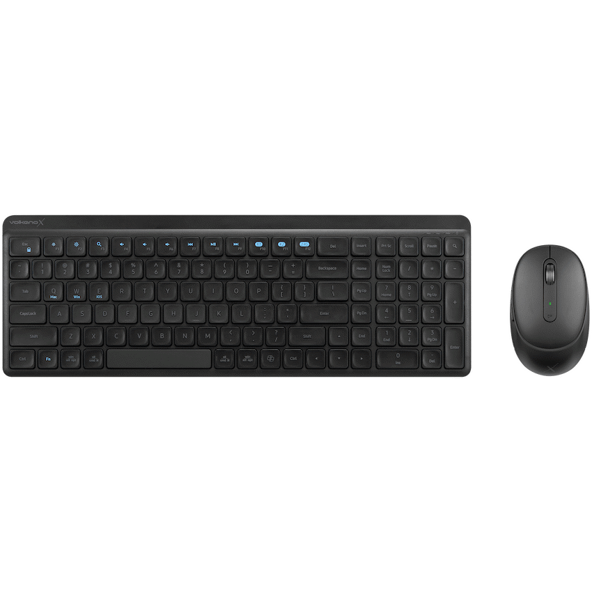 VolkanoX Scorch Bluetooth Wireless Keyboard and Mouse Combo - Graphite | VKX-209-GT