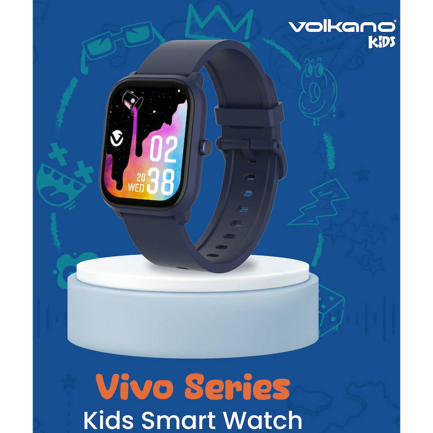 Volkano Vivo Series Kids Smart Watch - Dark Blue | VK-5018-BL