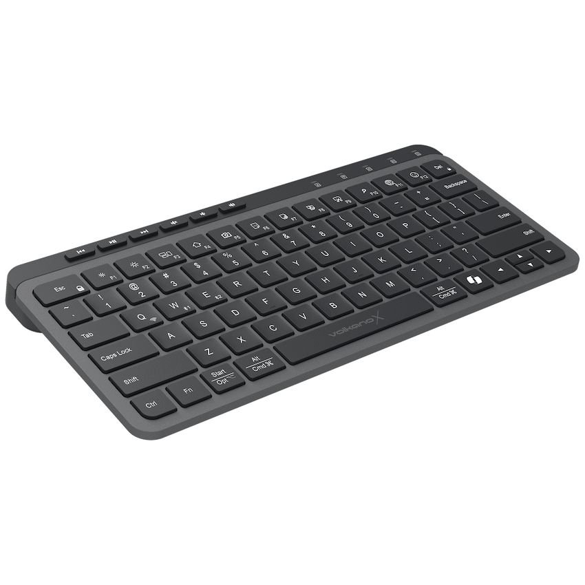 VolkanoX Ember Bluetooth Wireless Keyboard - Graphite | VKX-207-GT