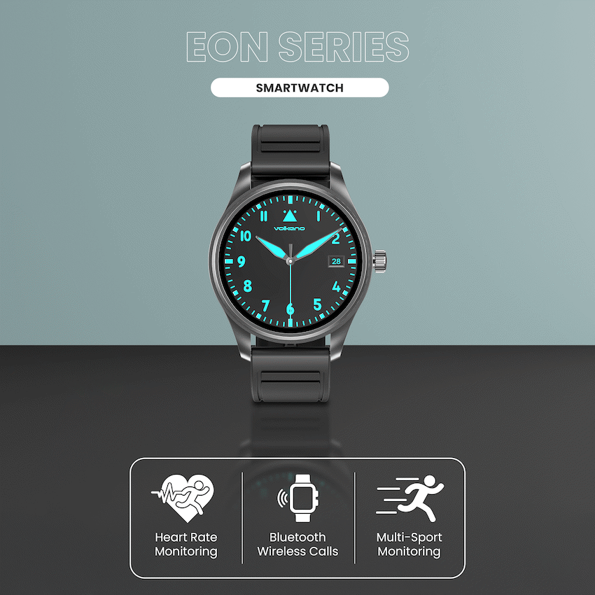 Volkano Eon Series Smartwatch - Black | VK-5110-BLK