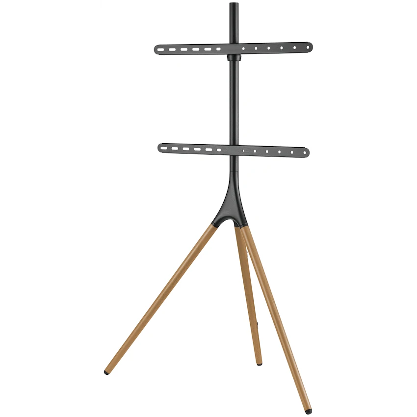 Volkano Steel series Fixed Easel TV Stand 45" - 65" TVs | VK-4042-BK