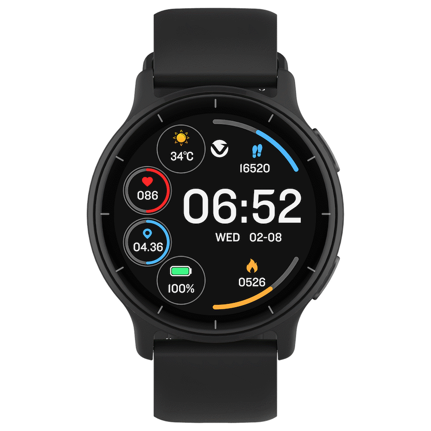 Volkano Stellar Series GPS Smartwatch - Black | VK-5063-BK