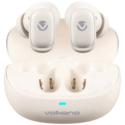 Volkano Sugar-Cube Active Noise-Cancelling True Wireless Earphones - Nude | VK-2222-ND