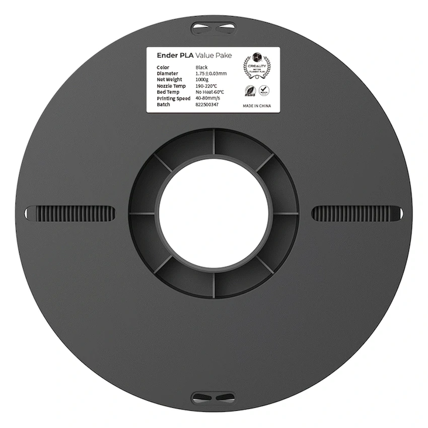 Creality 1.75mm Ender-PLA Filament Value Pack - Black 1Kg + White 1Kg | 3301010337