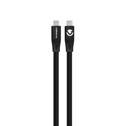 Volkano Slim Series Type-C to Type-C Cable 30W - Black (1.2m) | VK-20227-BK