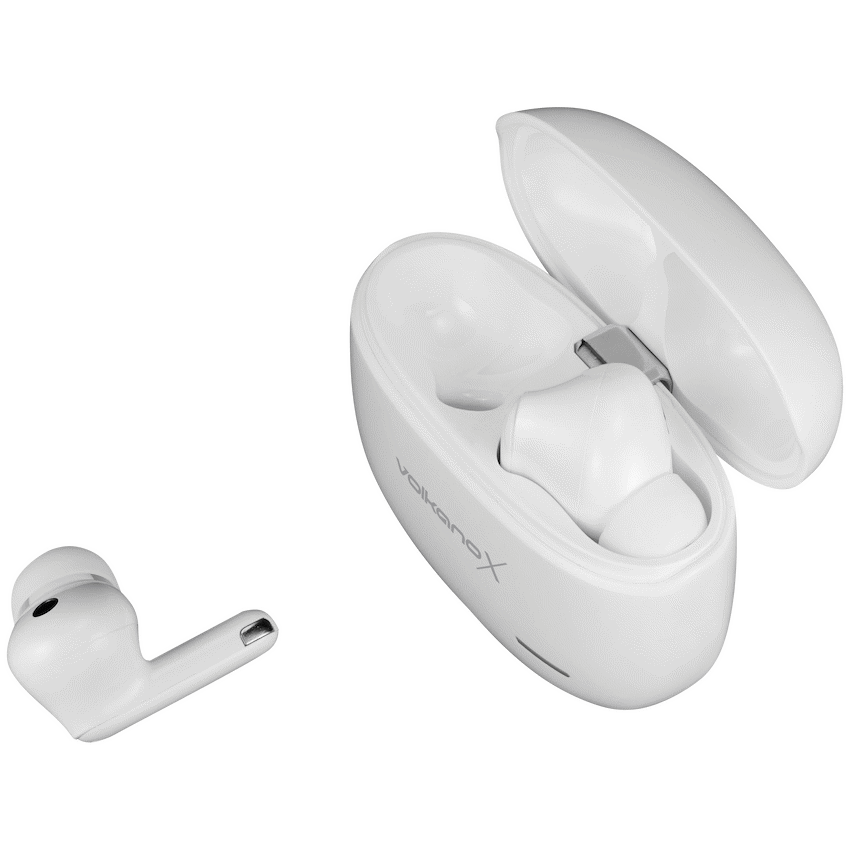 VolkanoX VXT200S Hybrid ANC TWS Earphones - White | VKX-1119-WT