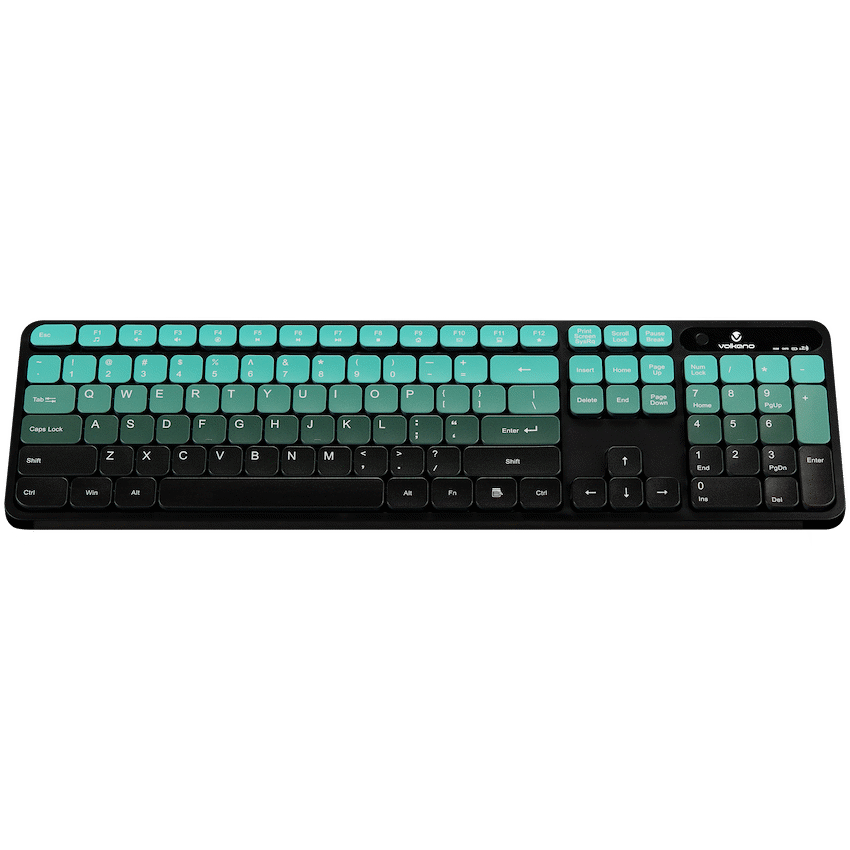 Volkano Prism Series Bluetooth Wireless Keyboard and Mouse - Teal | VK-20248-TL