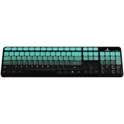 Volkano Prism Series Bluetooth Wireless Keyboard and Mouse - Teal | VK-20248-TL