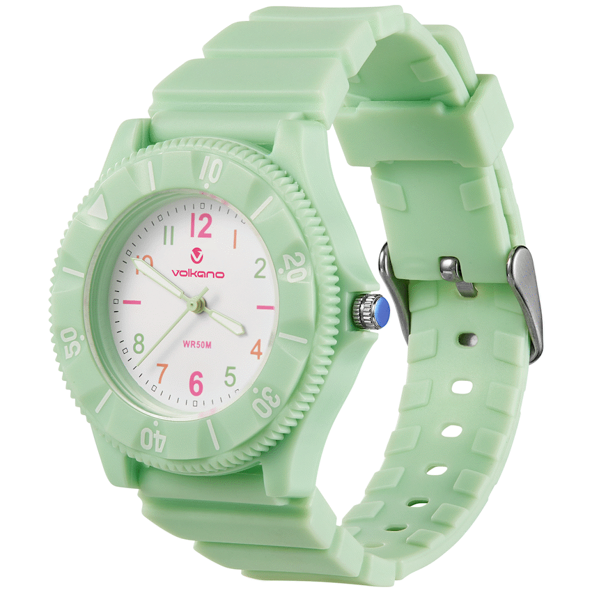 Volkano Mallow Series Kids Analogue Watch - Green | VK-5203-GN