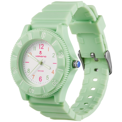 Volkano Mallow Series Kids Analogue Watch - Green | VK-5203-GN