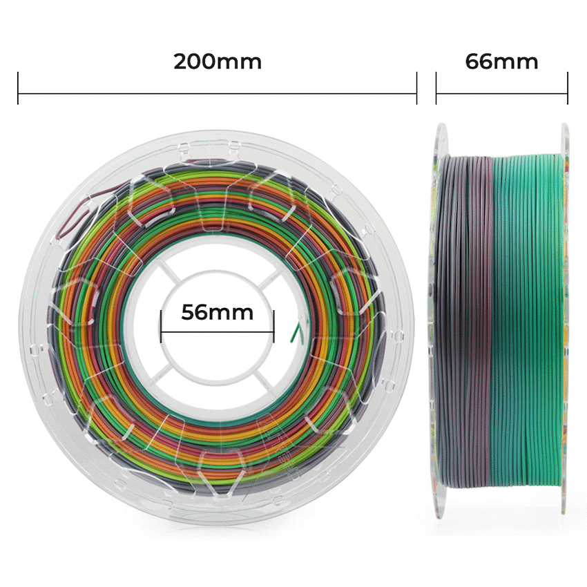 Creality 1.75mm PLA Filament - Rainbow 1Kg | 3301010010