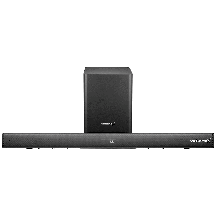 VolkanoX Supersonic 2 Series 2.1 200w Soundbar System with Wireless Subwoofer - Black | VK-3911-2.1[V2]