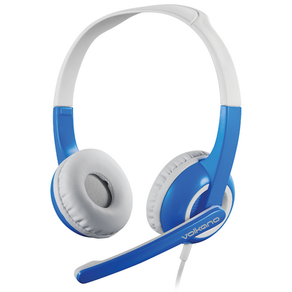 Volkano Kids Chat Junior series headset with mic - Blue | VK-6512-BL