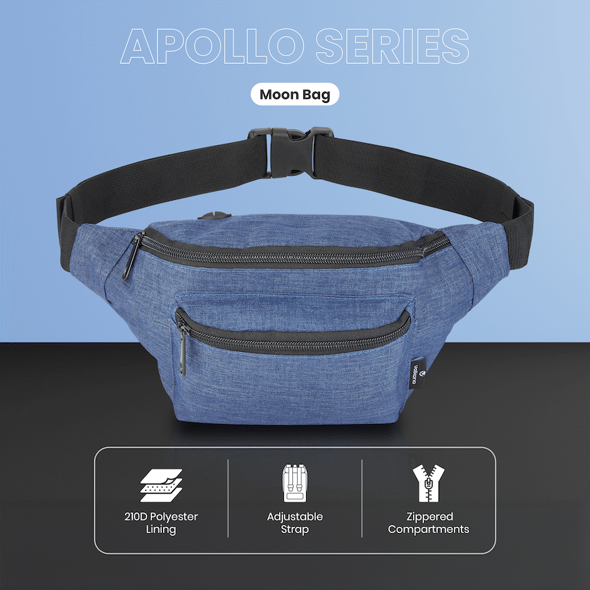 Volkano Apollo Moon Bag Navy | VK-9130-NV