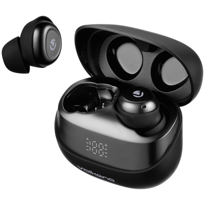 Volkano Aspen True Wireless Earphones - Black | VK-1160-BK