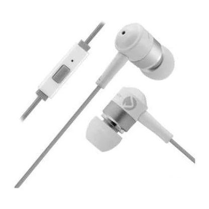 Volkano Earphones with Mic - Stannic Series - White | VSN202-WHT[V2]