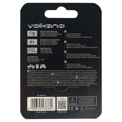 Volkano Extra series Alkaline Batteries AAA pack of 4 | VK-8101-BL