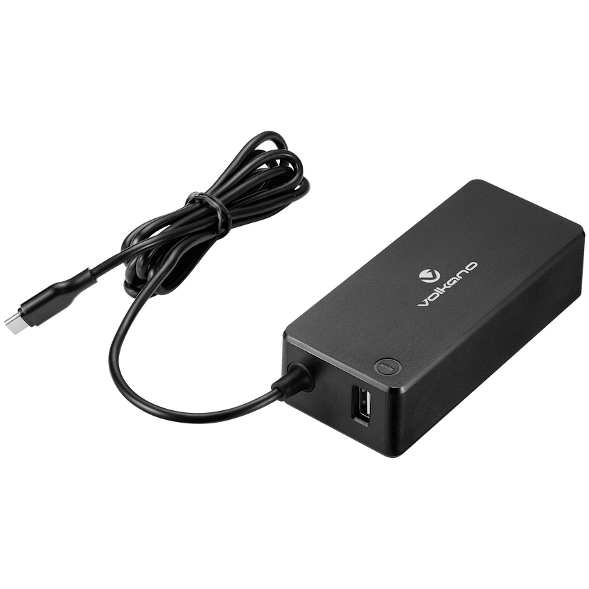 Volkano Brio Plus Series USB-C 65w Laptop Charger | VK-8052-BK