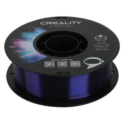Creality 1.75mm PETG Filament - Transparent Blue 1Kg | 3301030036