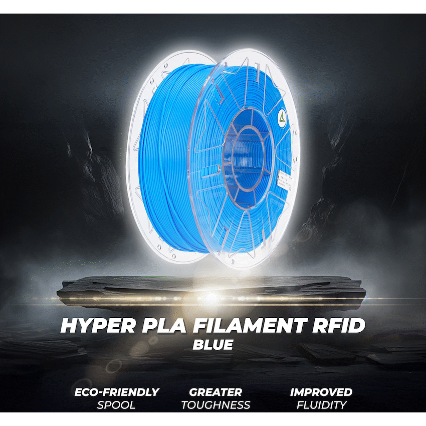 Creality 1.75mm Hyper Series PLA RFID Filament - Blue 1Kg | 3301010404