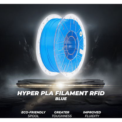 Creality 1.75mm Hyper Series PLA RFID Filament - Blue 1Kg | 3301010404