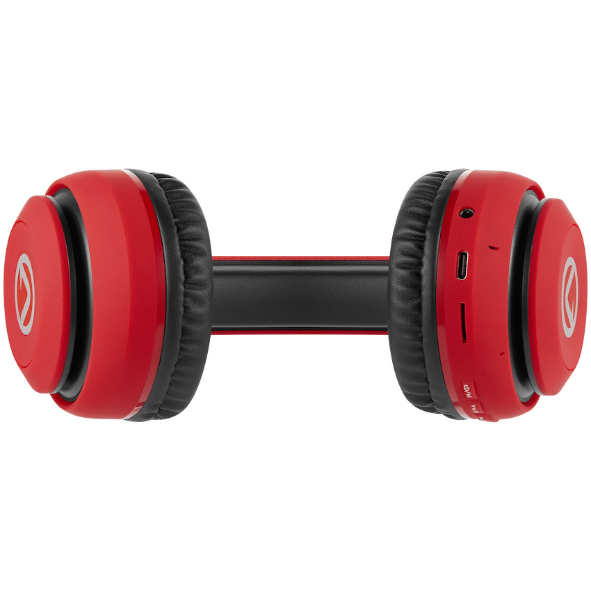 Volkano Impulse Series Bluetooth Headphones - Red | VB-VH101-RD