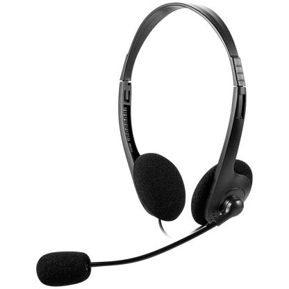 Volkano Chat 2 Stereo Headset with Boom Microphone | VK-20151-BK