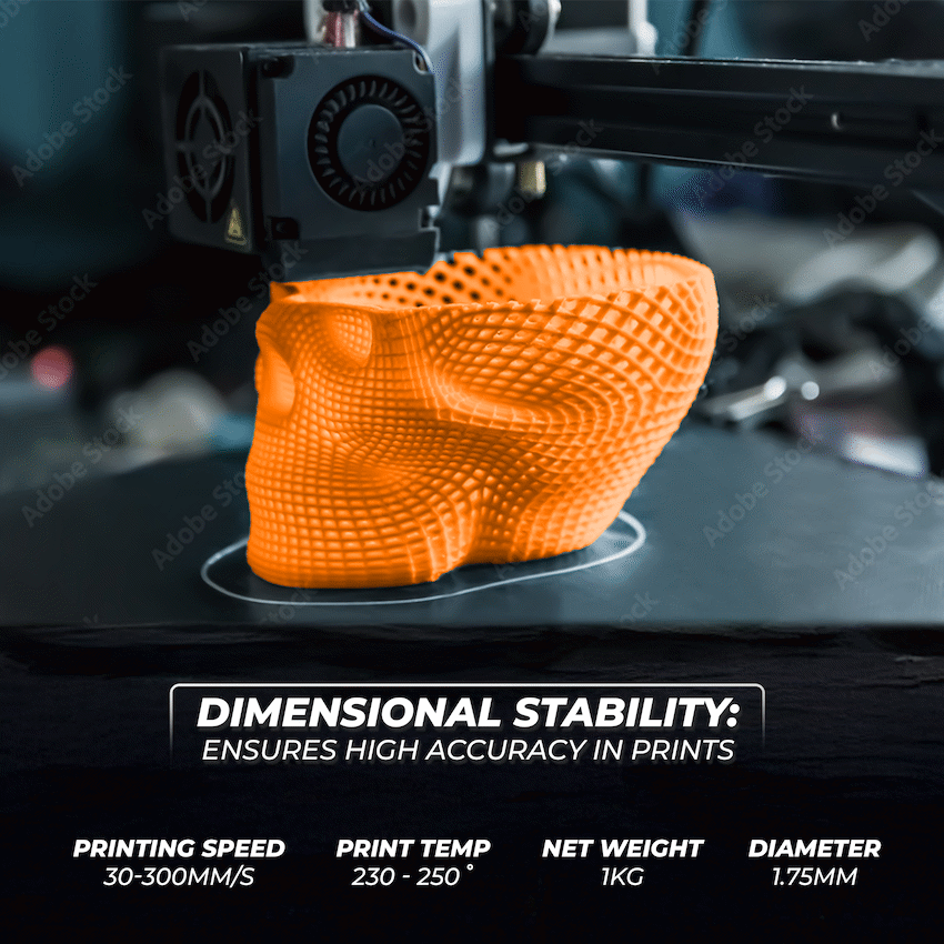 Creality 1.75mm PETG Filament - Orange 1Kg | 3301030047