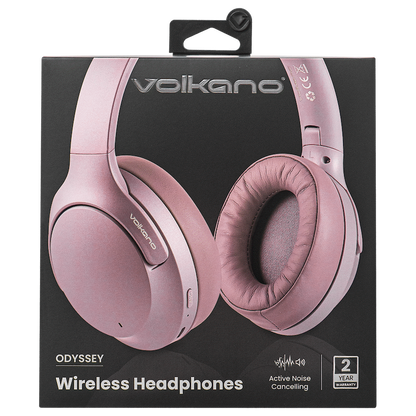 Volkano Odyssey ANC Bluetooth Wireless Headphone - Rose Gold | VK-2103-RG
