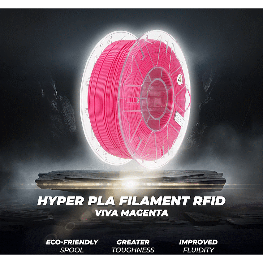 Creality 1.75mm Hyper Series PLA RFID Filament - Viva Magenta 1Kg | 3301010461