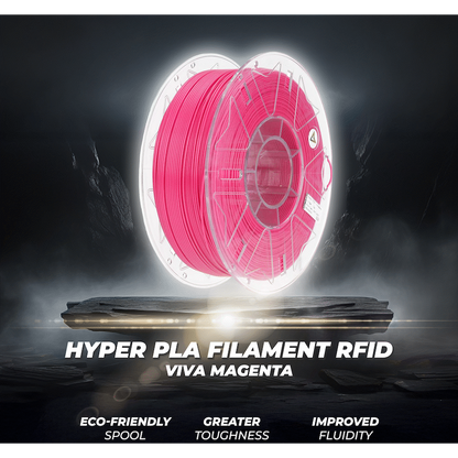 Creality 1.75mm Hyper Series PLA RFID Filament - Viva Magenta 1Kg | 3301010461