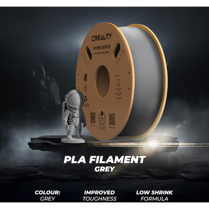 Creality 1.75mm Hyper Series PLA High-Speed Filament - Grey 1Kg | 3301010340