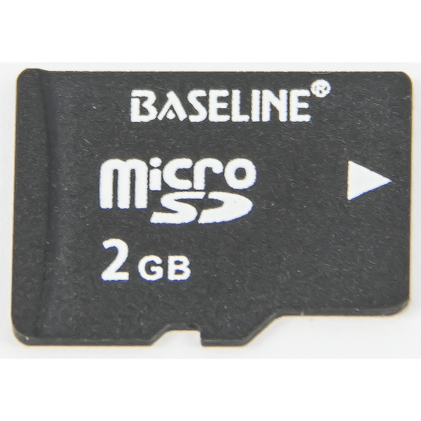 Baseline 2GB MicroSD Class 4/10 Memory Card with SD Adapter | BLRP-MC2GB