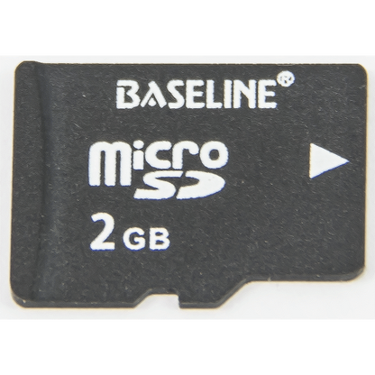 Baseline 2GB MicroSD Class 4/10 Memory Card with SD Adapter | BLRP-MC2GB