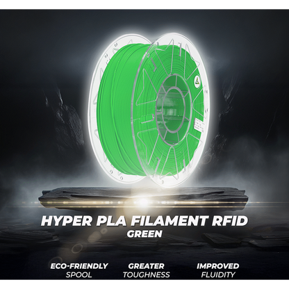 Creality 1.75mm Hyper Series PLA RFID Filament - Green 1Kg | 3301010468
