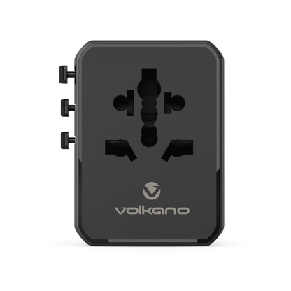Volkano Jetsetter series 70W PD Travel Adaptor | VK-8027-70-BK