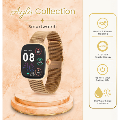 Volkano Ayla Collection Smartwatch with Milanese Strap | VAC3-5104-GD