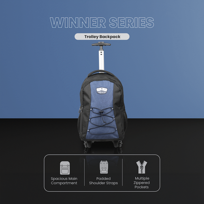 Volkano Winner Trolley Backpack 22L Navy | VK-9150-NV