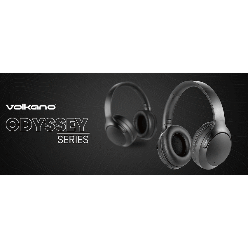 Volkano Odyssey ANC Bluetooth Wireless Headphone - Black | VK-2103-BK
