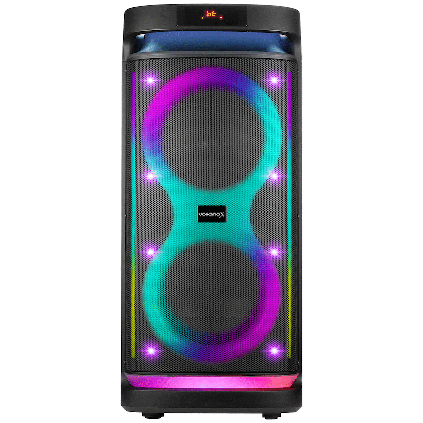 VolkanoX Paramount Series 8" Bluetooth Party Speaker - 80w | VK-3140-BK