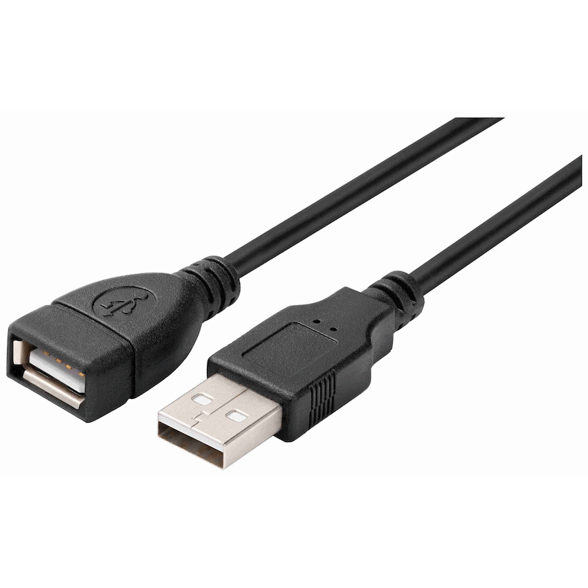 Volkano Extend Series USB Extension Cable - 2m - Black | VK-20017-BK