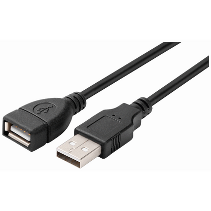 Volkano Extend Series USB Extension Cable - 2m - Black | VK-20017-BK