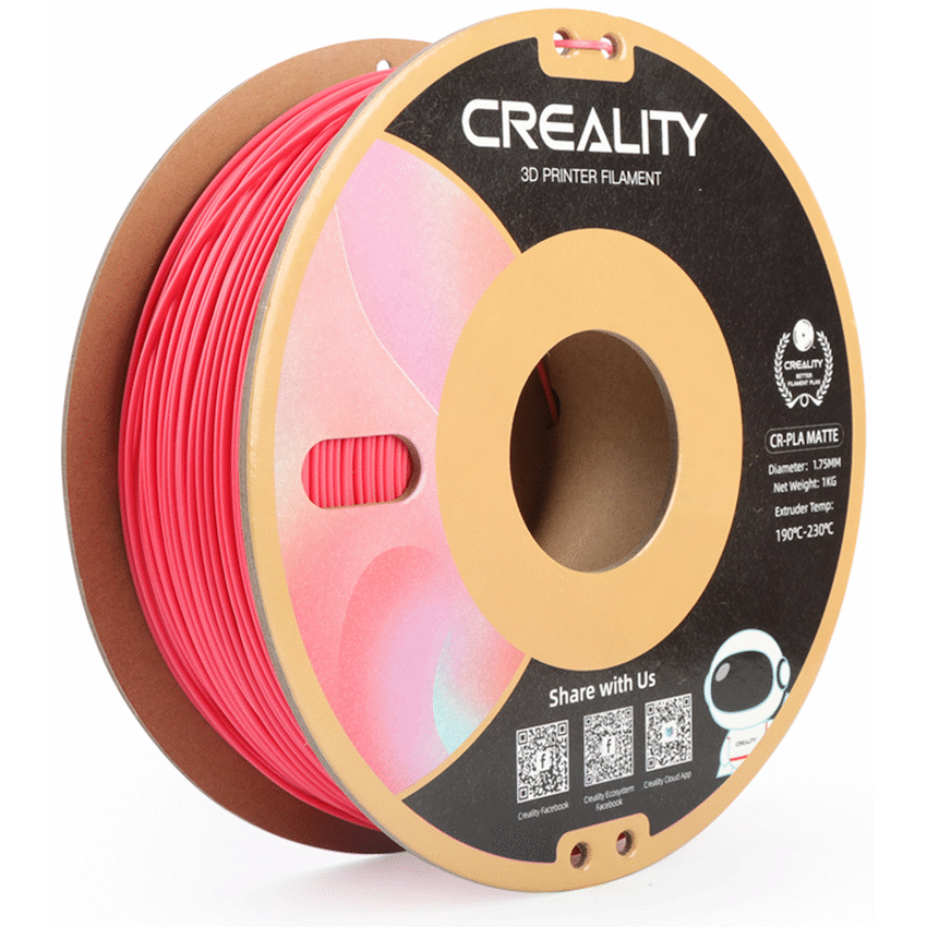 Creality 1.75mm PLA Matte Filament - Strawberry Red 1Kg | 3301010300