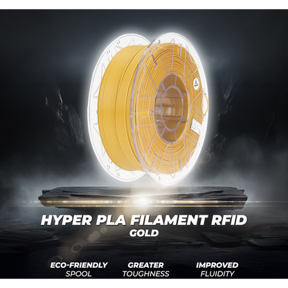 Creality 1.75mm Hyper Series PLA RFID Filament - Gold 1Kg | 3301010459