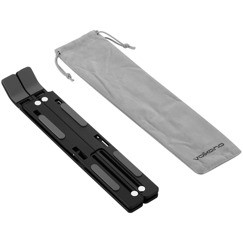 Volkano Chill series aluminium folding laptop stand | VK-8147-BK