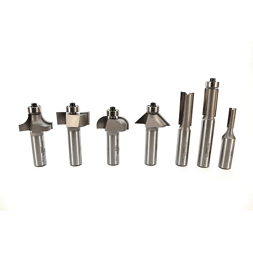 Whiteside 7-Piece Basic Router Bit Set, 1/2