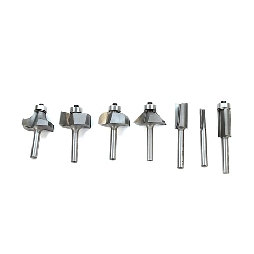 Whiteside 7Pc Basic Router Bit Set, 1/4" SHANK | 402