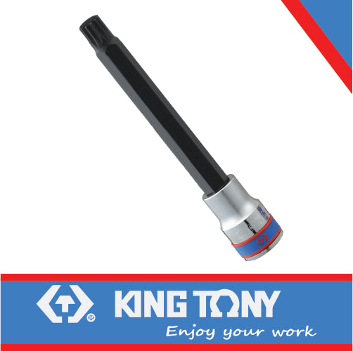 KING TONY SOCKET 1/2" SPLINE BIT M16 X 140MM | 406616