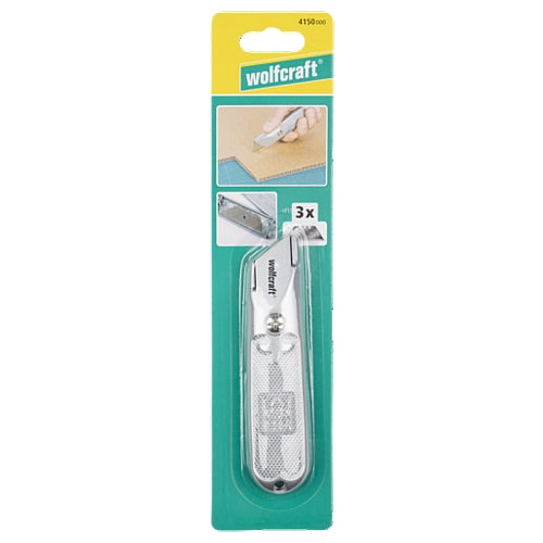 Wolfcraft Fixed Blade Utility Knife | 4150000